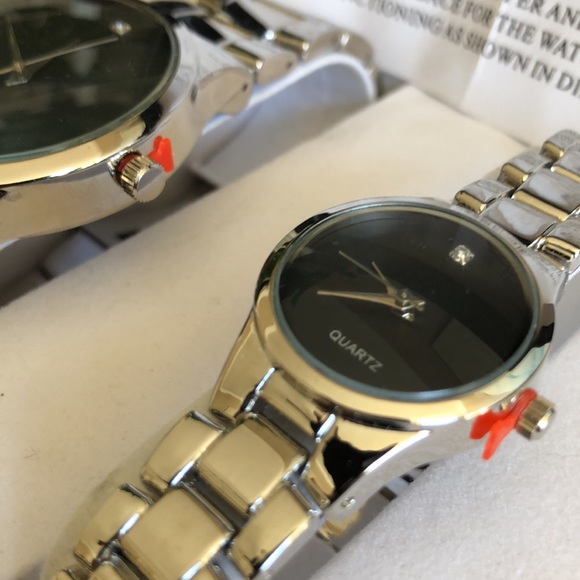 NEW His/Hers Silver Stainless Watches - Picture 9 of 10